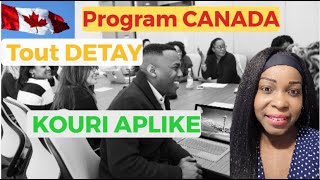 😁😁PROGRAM CANADA VIN APLIKE POU VIZA AK REZIDANS GRATIS [upl. by Atews821]