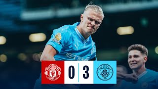 HIGHLIGHTS Manchester United 03 Manchester City  Haaland 2 and Foden Goals [upl. by Luba803]