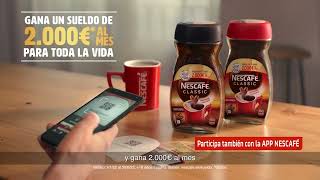 Participa ya y gana 2000€ al mes con el SUELDO NESCAFÉ [upl. by Eugen]