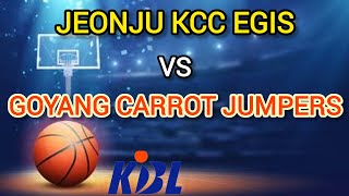 KBL Live 🏀 Jeonju KCC Egis vs Goyang Carrot Jumpers Live Scoreboard  Play by Play [upl. by Neehsar]