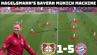 Tactical Analysis Bayern Munich 51 Bayer Leverkusen  How Nagelsmann Dominated Bosz [upl. by Anitahs]