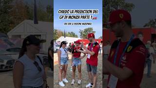 PREDICTION GP MONZA 2024 PARTE 1 formula1 monzagp formulaone f1 motorsport charlesleclerc [upl. by Orodisi]