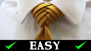 Twist knot for your Necktie How to tie a tie tutorial [upl. by Imhskal385]