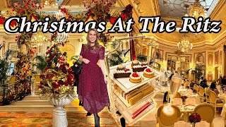 The Ritz Christmas Afternoon Tea London [upl. by Jaynell990]