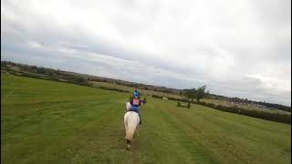 Shadow clear round the Belvoir team chase with Sophie her first time ever riding her [upl. by Anetsirhc]