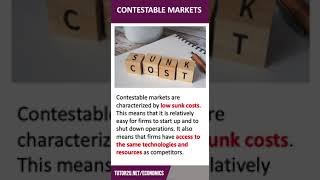 What is a Contestable Market  60 Second Economics [upl. by Sorcha]