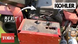 TORO PROCORE 648 KOHLER Command PRO CH680 23HP OHV Engine [upl. by Ailana3]