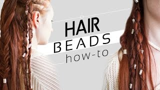 How to Use Beads in Your Hair and Braids [upl. by Sink]