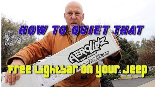 How to silence your light bar on The Jeep Wrangler JK [upl. by Fortunato]