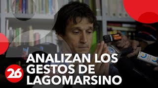 Canal 26 Que dicen los gestos de Lagomarsino [upl. by Atalanta]