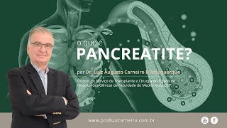 O que é pancreatite  Prof Dr Luiz Carneiro CRM 22761 [upl. by Kere]