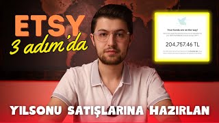 4 Çeyrek Satışlarında En İyi Ol  Etsyde Satış Yapmak [upl. by Declan]