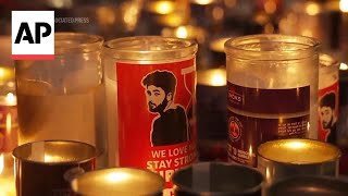 Vigil held in Jerusalem after death of IsraeliAmerican hostage Hersh GoldbergPolin [upl. by Tillinger941]