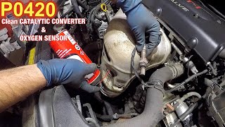 How to clean catalytic converter while on car customers request to spray down with cleaner [upl. by Aneelahs]