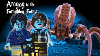 LEGO Harry Potter  Aragog in the Forbidden Forest in 3 minutes stopmotion [upl. by Ribal]