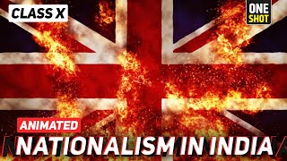 🔥 Nationalism in India  IN JUST 15 MINUTES  class 10 full chapter of history in Animation  NCERT [upl. by Dougie267]