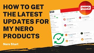 How to Get the Latest Updates for My Nero Products  Nero Start Tutorial [upl. by Lemuelah]