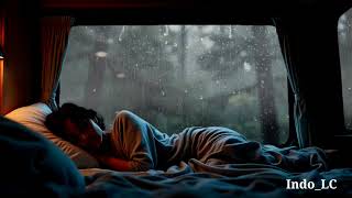 Relaxing quality sleep with the Sound of Heavy Rain outside the campervan  Rain Sounds For Sleeping [upl. by Othe]