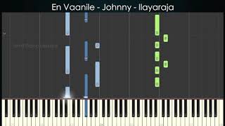 en vaanile ore vennila song  Johny என் வானிலே ஒரே வெண்ணிலா PianoKeyboard Tutorial [upl. by Mensch919]