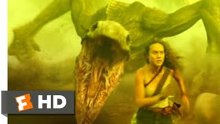 Kong Skull Island 2017  Skullcrawler Pit Scene 610  Movieclips [upl. by Hgielrak358]