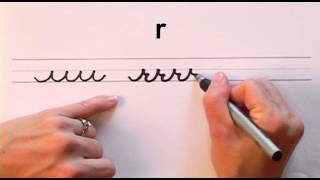 How To Write in Cursive  Lesson 2  A complete Course  FREE Worksheets [upl. by Anen]