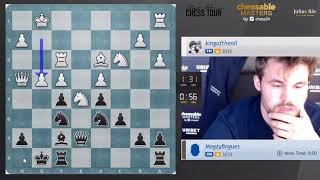 Fantastique blitz Magnus Carlsen vs Kingofthenil  soustitres [upl. by Oona708]