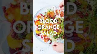 Vegan Blood Orange Salad Recipe [upl. by Kceb]