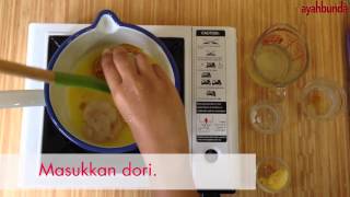 Resep Makanan Bayi  Sup Dori Labu Kuning [upl. by Cavanaugh]