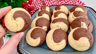 MAKKELIJKSTE KOEKJES OOIT 👍 2 KLEUREN KOEKJES RECEPT [upl. by Winters]