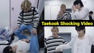 BTS V Surprise Jungkook Behind The Scenes 😍  Taekook Shocking Video [upl. by Kerge]