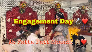 Engagement Hogyi 💍 Engagement Day Vlog  rajatbornstar  SwatiMonga engagement couplevlog [upl. by Leler]