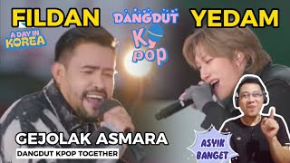 Fildan amp Yedam  Gejolak Asmara Dangdut Kpop Together  DeADSReaction [upl. by Nnylamme]