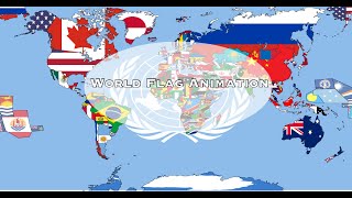 Ultimate World Flag Animation CountriesTerritoriesUnrecognized Countries [upl. by Roots]