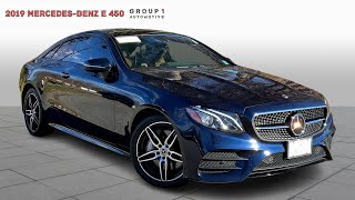 2019 MercedesBenz EClass E 450 Coupe  Video Tour with Christian [upl. by Yanel436]