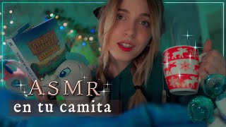 ASMR en TU CAMITA ❤️ Te Ayudo a Relajarte y Dormir 💤【Atención Personal】 [upl. by Trevor]