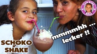 SOMMERLICHER SCHOKOLADEN MILCHSHAKE selber machen  Cremig und lecker  CuteBabyMiley [upl. by Perce]