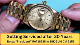 Lets Repair this Rolex President Ref 18238 [upl. by Oiramrej209]