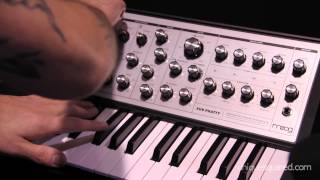 NAMM 2013 Moog Sub Phatty  UniqueSquared com [upl. by Bibbie]