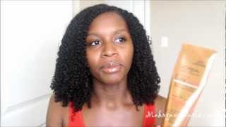 LOreal EverStyle Curl Defining Gel and LOreal Evercreme Nourishing Conditioner [upl. by Hoag]