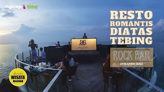 Makan Sambil Melihat Sunset Di Atas Tebing I Rock Bar Ayana Bali I Review [upl. by Adiraf]