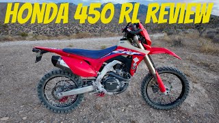 Honda CRF 450 RL Review  6000 Mile Review  The Best Modern Day DualSport [upl. by Sile]