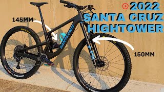 2022 Santa Cruz Hightower Carbon  First Impressions and Shredding [upl. by Wehrle]