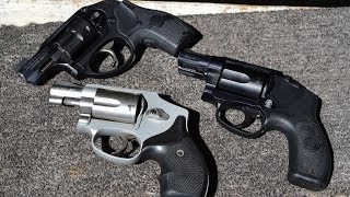 Snub nose revolvers by Smith amp Wesson and Ruger [upl. by Tyson509]