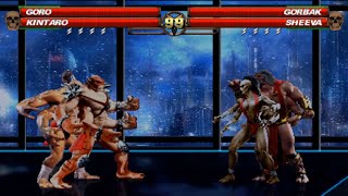 Goro\Kintaro vs Gorbak\Sheeva MORTAL KOMBAT FIGHT [upl. by Basir454]