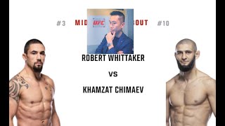 Robert Whitaker vs Khamzat Chimaev Prediction [upl. by Eon785]