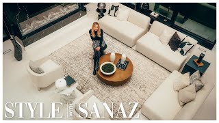 Super Modern Luxury Home Interior Design Revealed  Style With Sanaz [upl. by Ahseenal990]