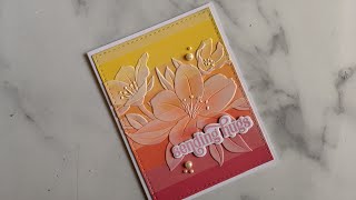 More Embossing Folder Fun [upl. by Yornoc]