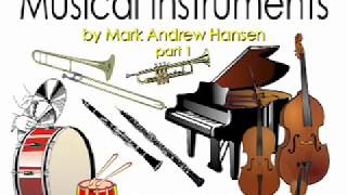 Musical Instruments Sounds Orchestral 1 for Kids Children Kindergarten Preschoolers Toddlers [upl. by Kepner186]