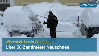 Wintermärchen in Graubünden in der Schweiz [upl. by Premer]