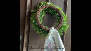 How to Tie a Wreath Sash [upl. by Gabbey]